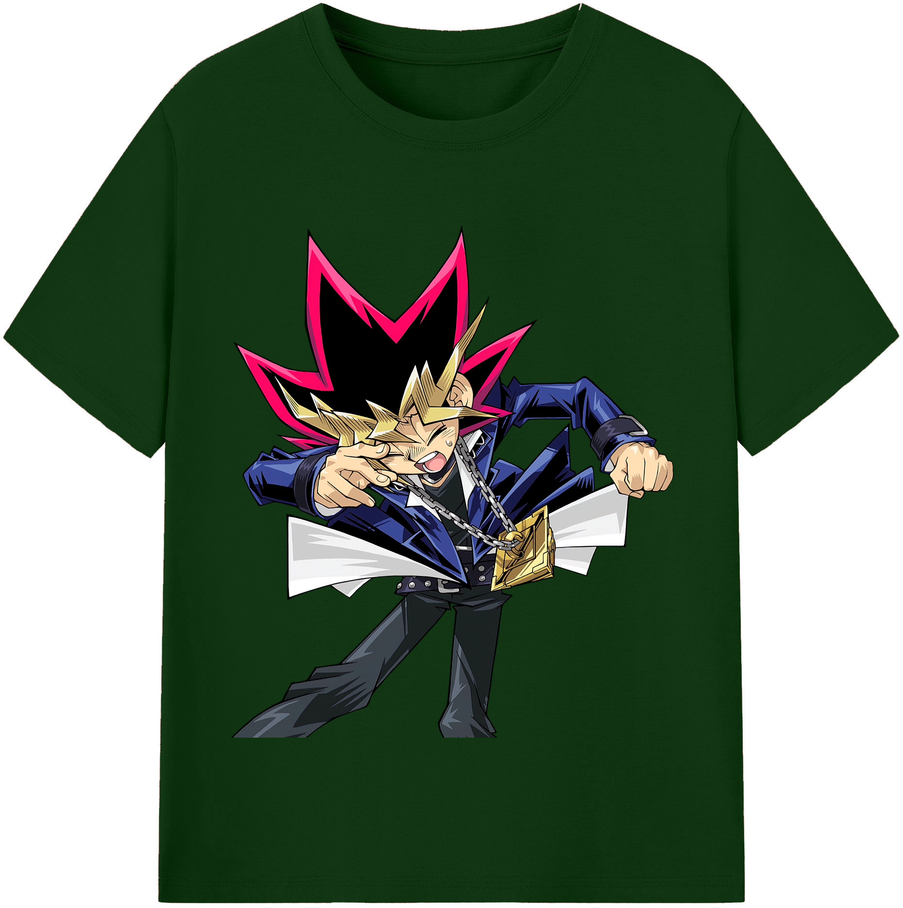 （画像用） 遊☆戯☆王 Yu-Gi-Oh! 綿100％半袖Tシャツ（フロントプリント）
